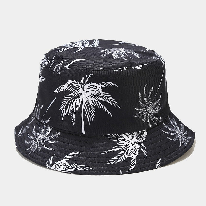 Palm Tree Bucket Hat | 3-Color Tropical Fisherman Cap