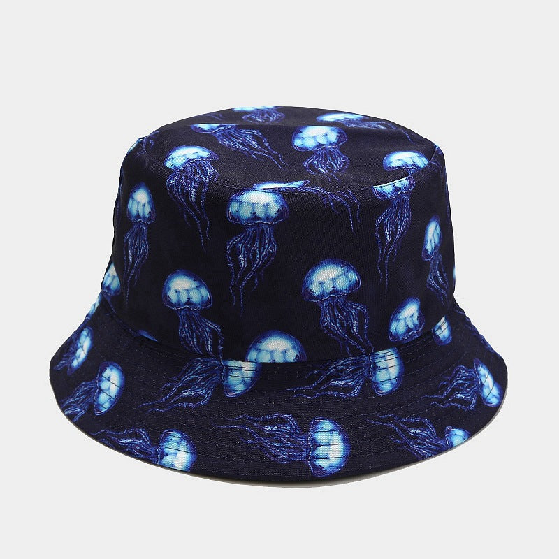 Ocean Bucket Hat Collection | 9-Design Marine Life Fisherman Cap