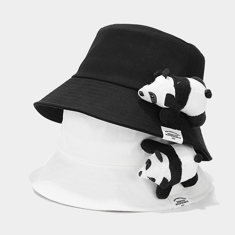 Panda Plush Bucket Hat | Cute Kawaii Fisherman Cap