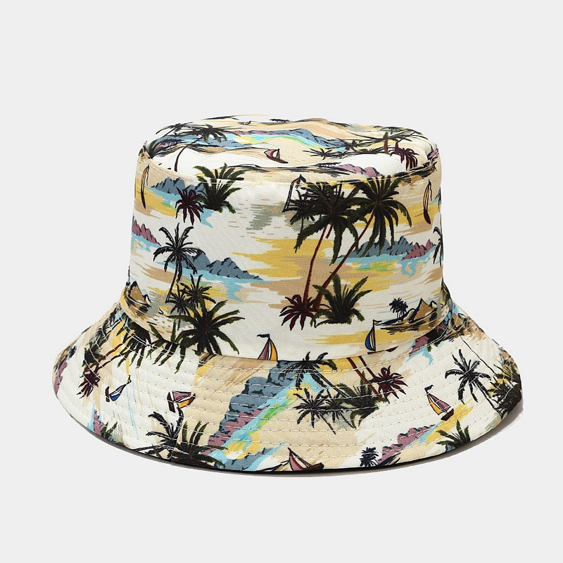 Graphic Print Bucket Hat | Streetwear Fisherman Cap
