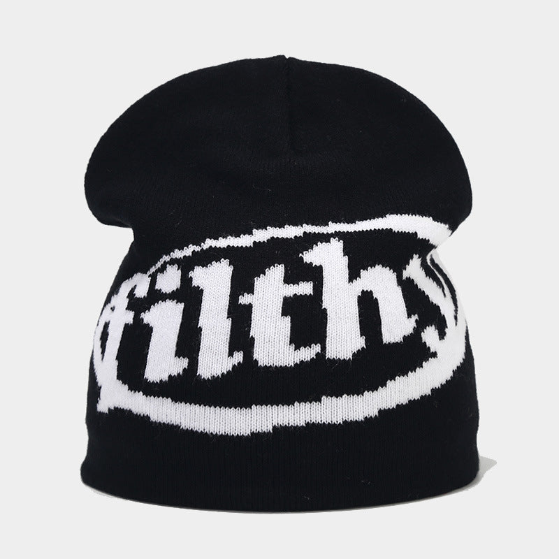 Filthy Beanie | 6-Color Bold Letter Knit Cap