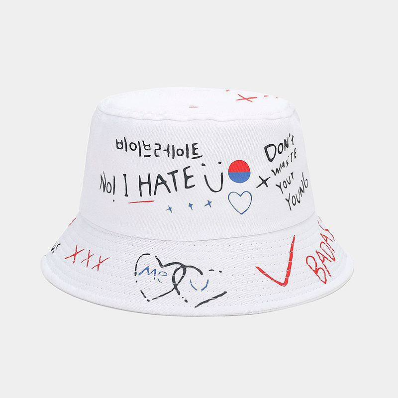 Byerclub Graffiti Print Bucket Hat