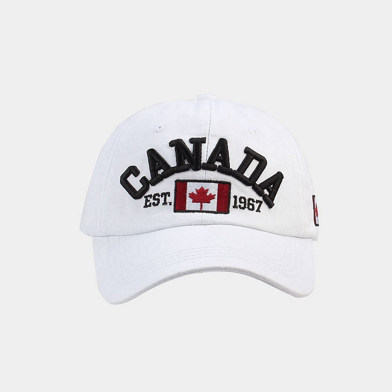 Canada Maple Leaf Baseball Cap | 5-Color Embroidered Trucker Hat