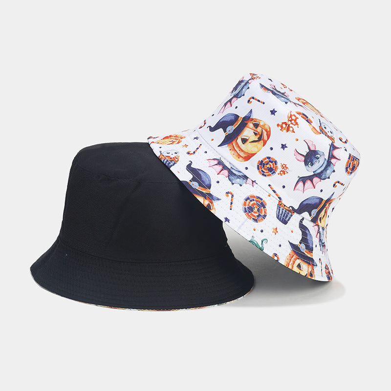 Halloween Bucket Hat | 9-Design Spooky Print Fisherman Cap