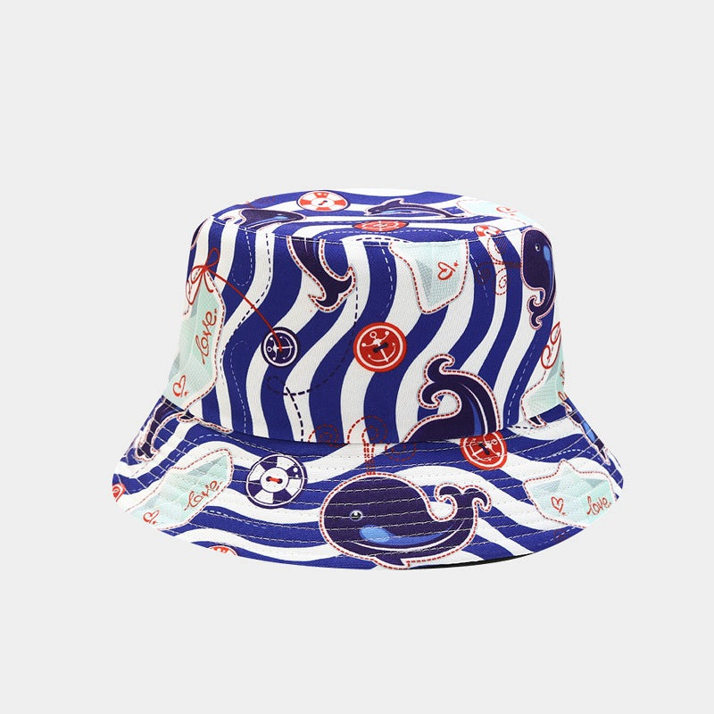 Ocean Bucket Hat Collection | 9-Design Marine Life Fisherman Cap