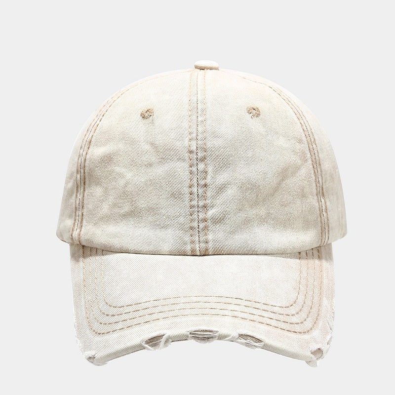 Distressed Washed Cap | 5-Color Ripped Dad Hat