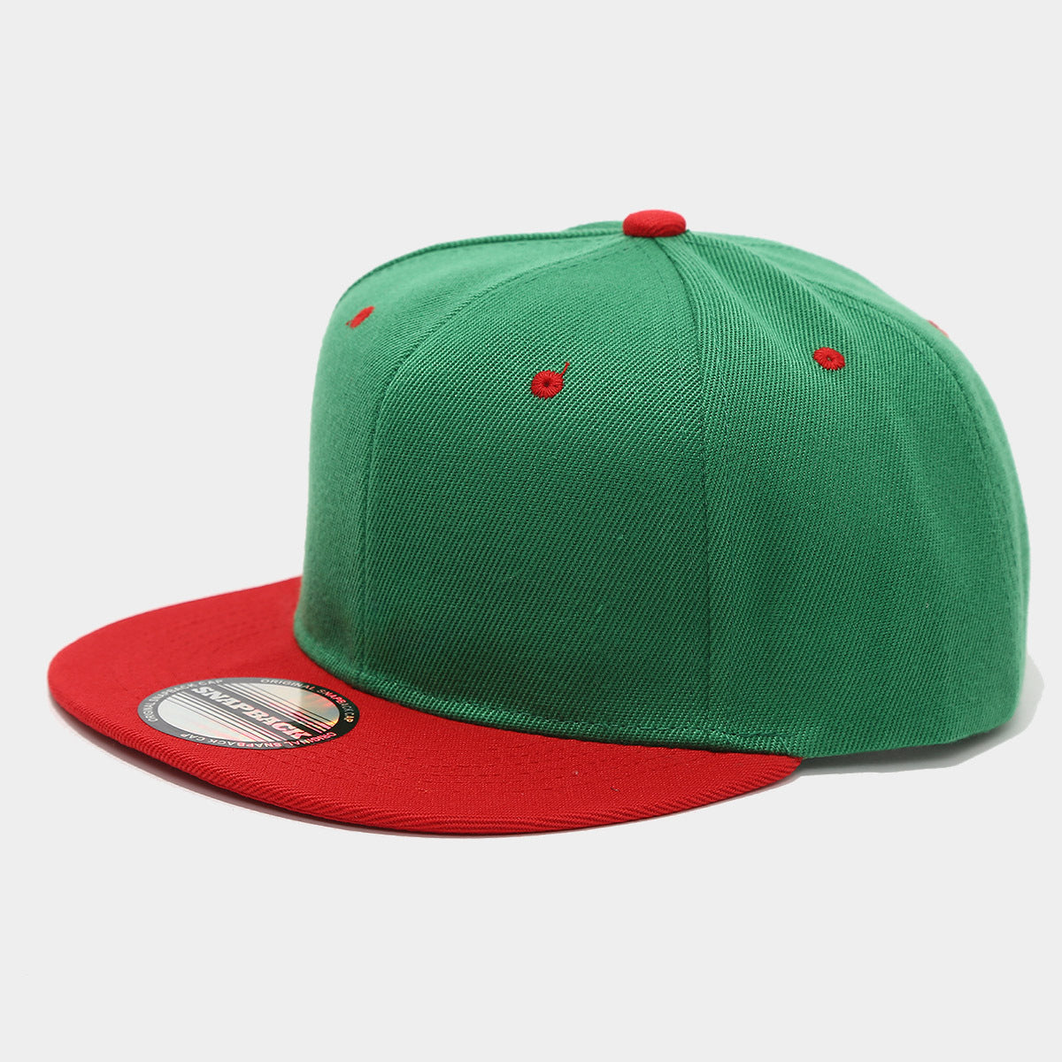 Classic Color Block Snapback Cap | Flat Brim Baseball Hat | Byerclub | Customizable
