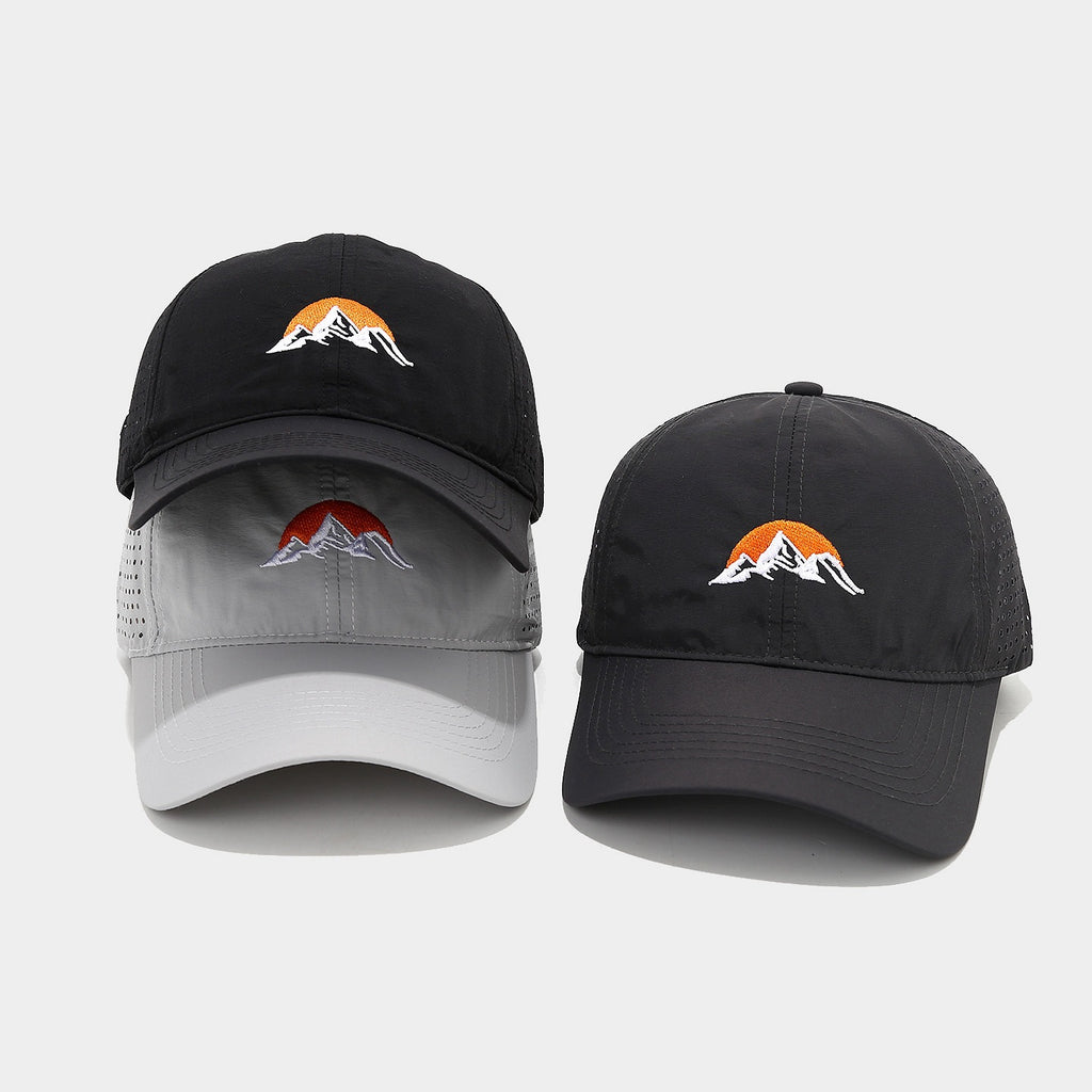 Sunrise Mountain Perforated Cap | Quick-Dry Outdoor Baseball Hat | Byerclub