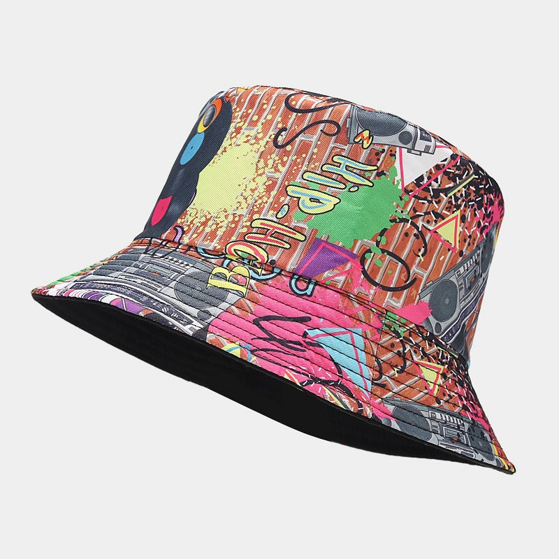 Graffiti Art Bucket Hat | Street Style Fisherman Cap