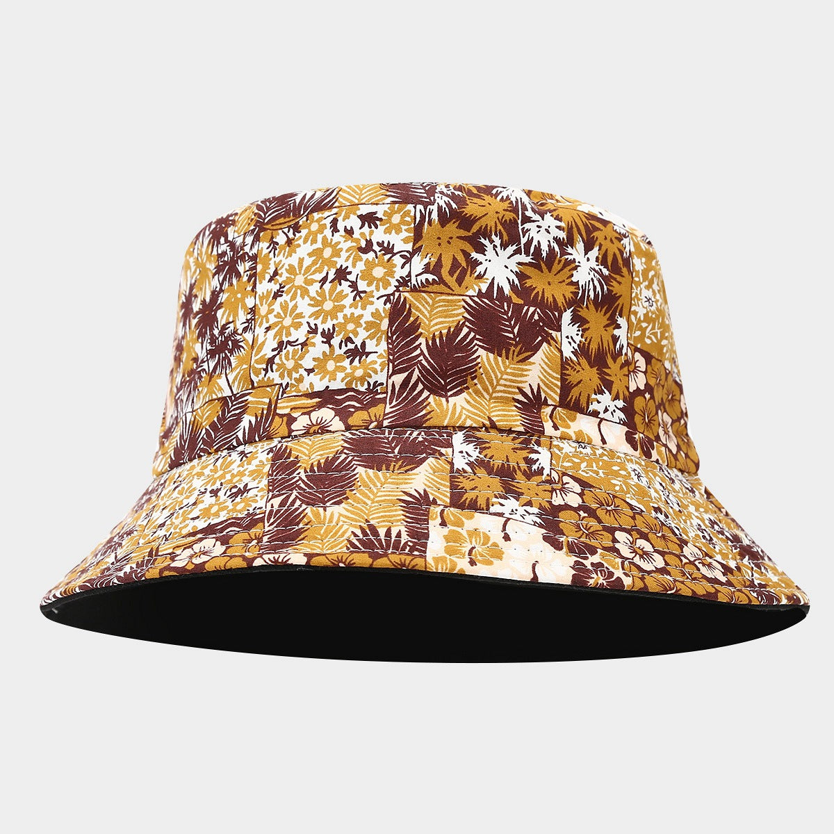 Floral Bucket Hat Collection | 9-Color Tropical Print Fisherman Cap