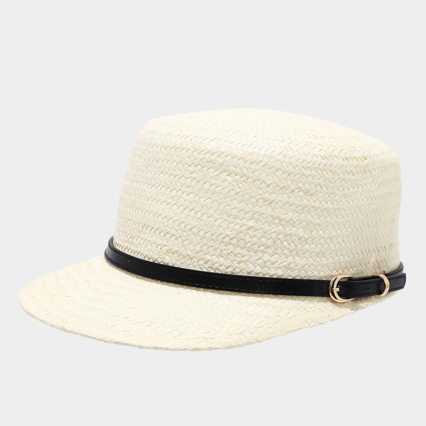 Woven Straw Baseball Cap | Breathable Summer Hat with Canvas Brim | Byerclub