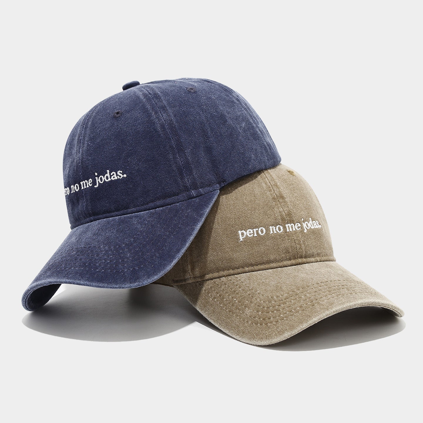Pero No Me Jodas Vintage Washed Baseball Cap – Embroidered Dad Hat for Men & Women | Byerclub
