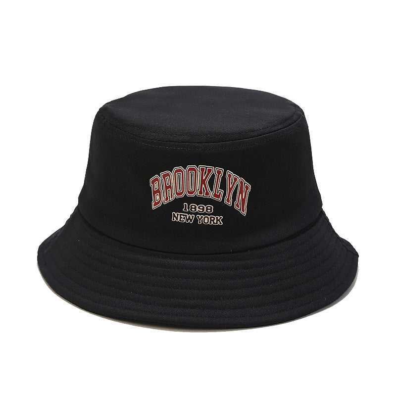 Brooklyn Embroidered Bucket Hat | 6-Color Classic Fisherman Cap