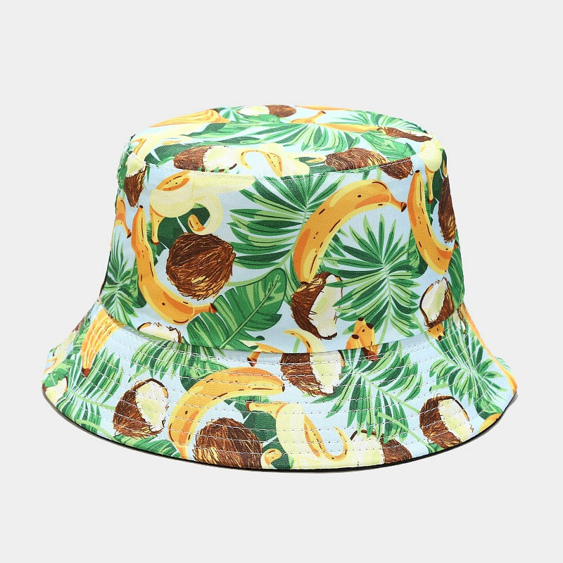 Fruit Print Bucket Hat | Cute Summer Fisherman Cap