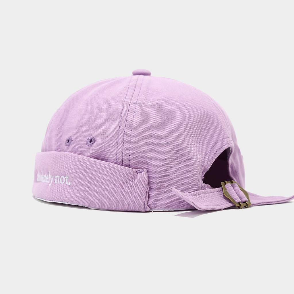 Absolutely Not Docker Cap | 6-Color Strapback Brimless Hat