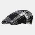 Plaid Flat Cap | 5-Color Tartan Ivy Hat