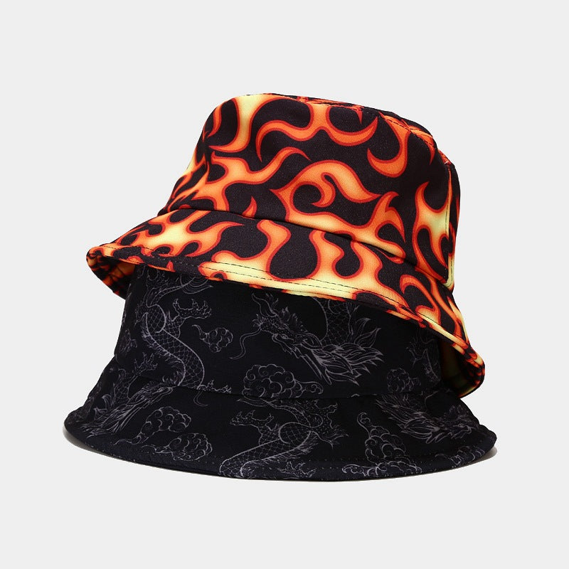 Graphic Print Bucket Hat | Streetwear Fisherman Cap