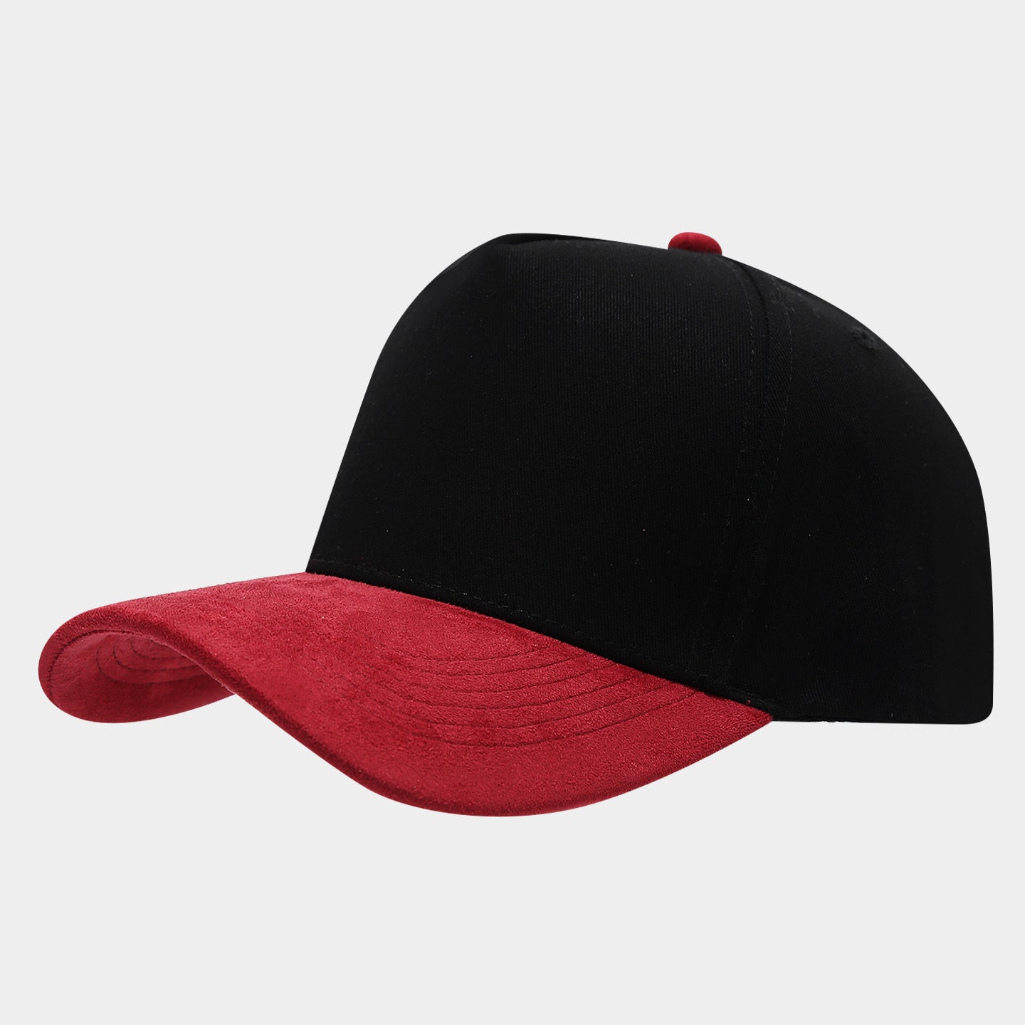Vintage Two-Tone Baseball Cap – Cotton Suede Brim Dad Hat, 9 Color Combos | Byerclub