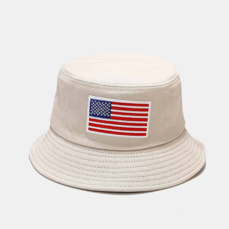 USA Flag Bucket Hat | 6-Color Patriotic Fisherman Cap
