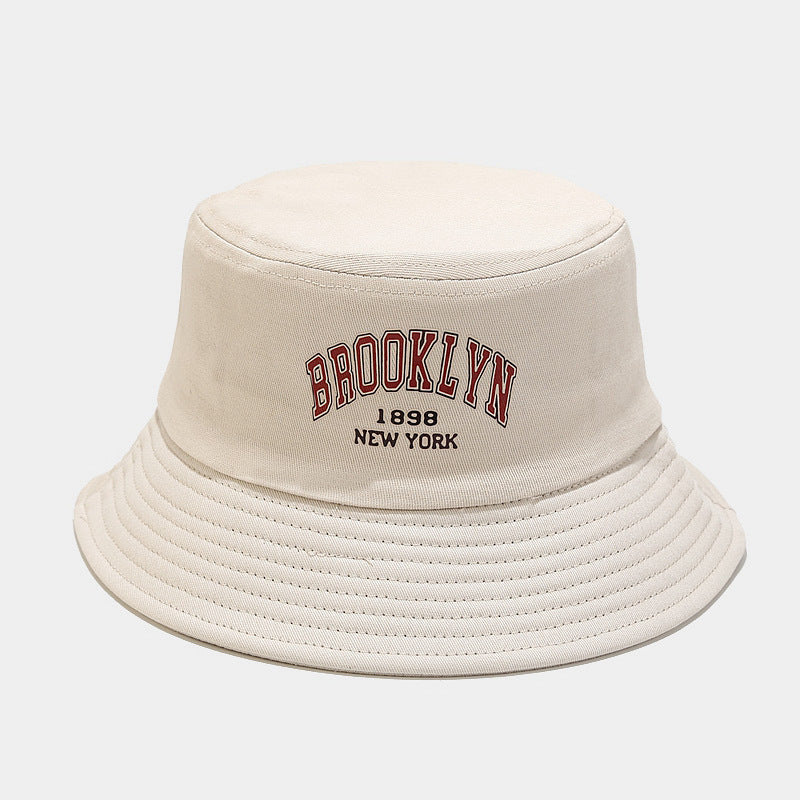 Brooklyn Embroidered Bucket Hat | 6-Color Classic Fisherman Cap
