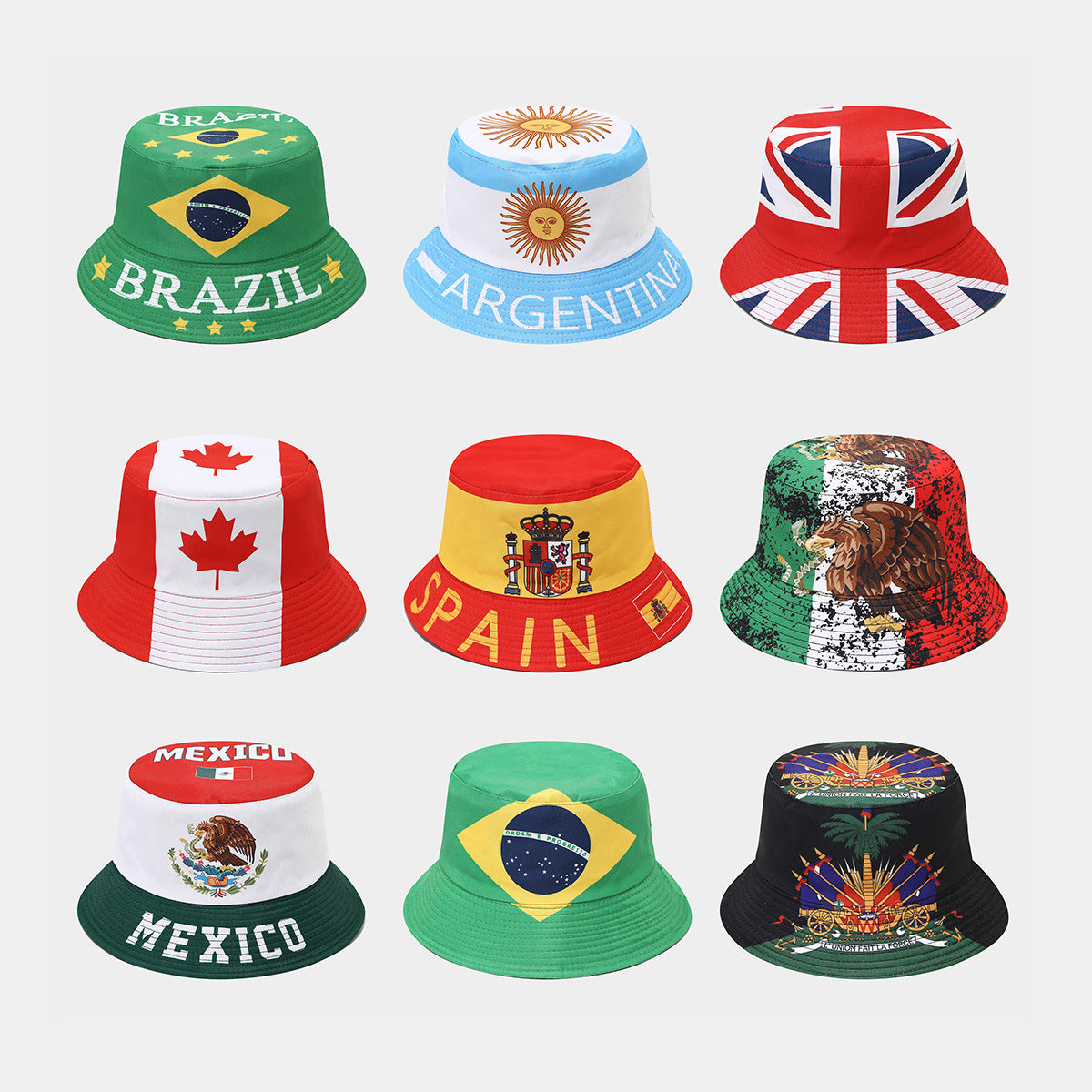 World Flag Bucket Hat – Country Print Fisherman Cap for Travel, Sports & Streetwear | Byerclub