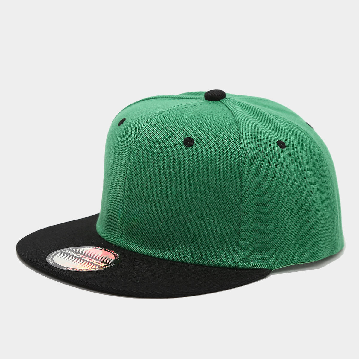 Classic Color Block Snapback Cap | Flat Brim Baseball Hat | Byerclub | Customizable
