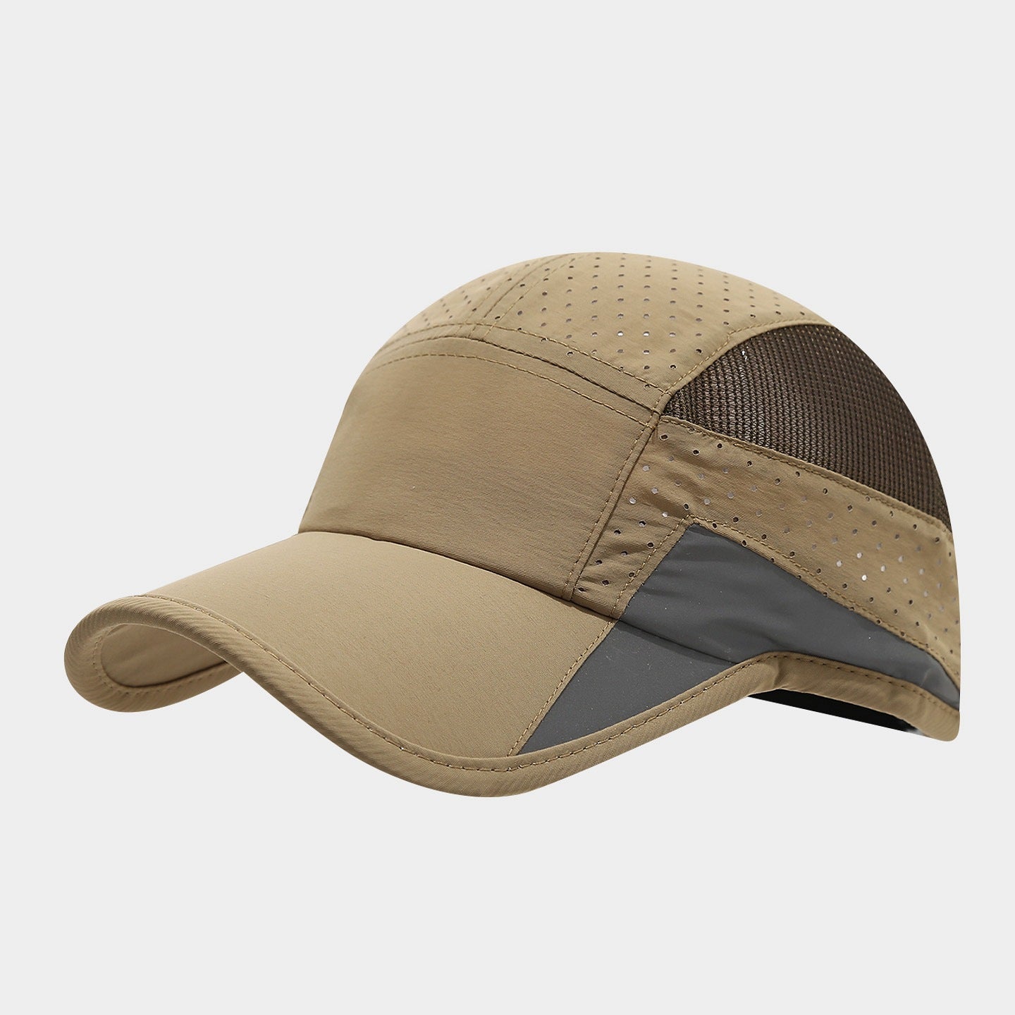 Quick-Dry Perforated Baseball Cap | Mountain Embroidery Outdoor Hat | Byerclub