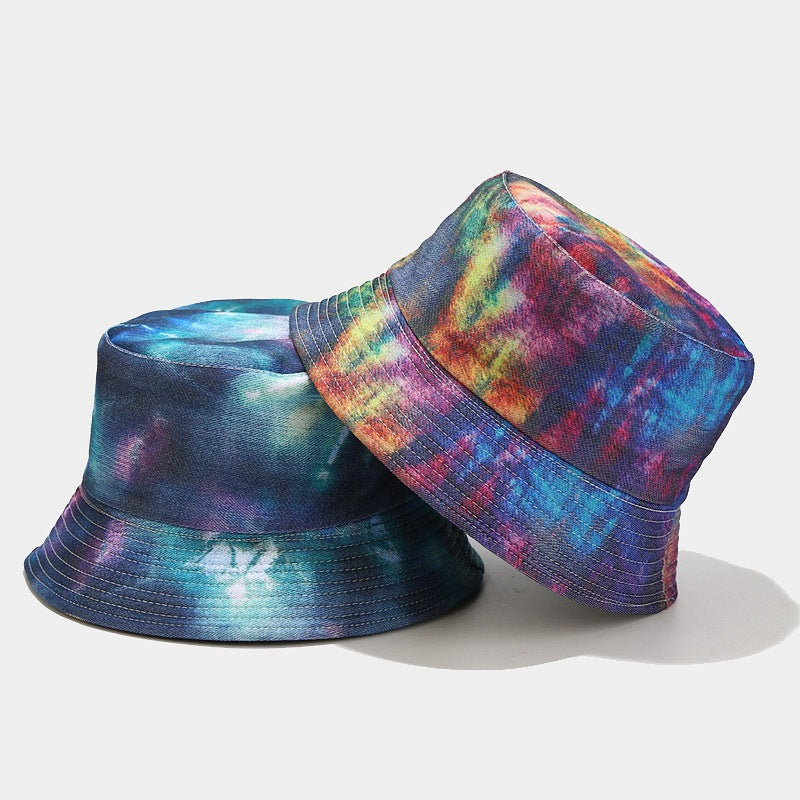 Byerclub Denim Graffiti Reversible Bucket Hat