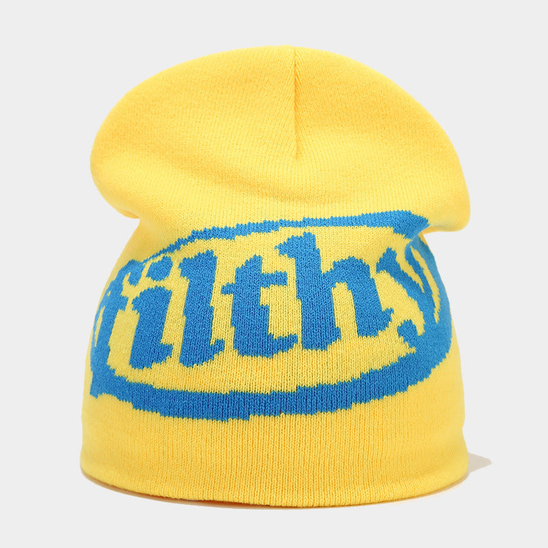 Filthy Beanie | 6-Color Bold Letter Knit Cap