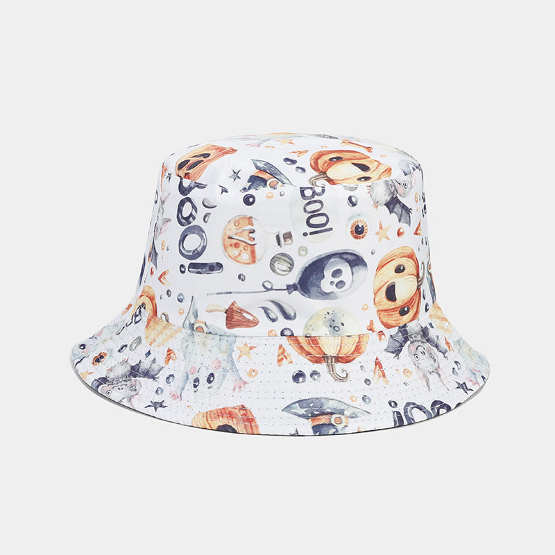 Halloween Bucket Hat | 9-Design Spooky Print Fisherman Cap