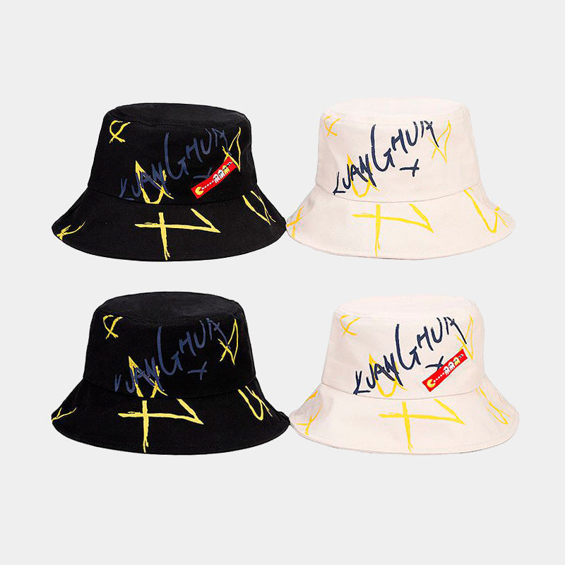 Graffiti Bucket Hat | 2-Color Street Art Fisherman Cap