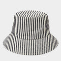 Striped Mesh Bucket Hat | Breathable Summer Fisherman Cap