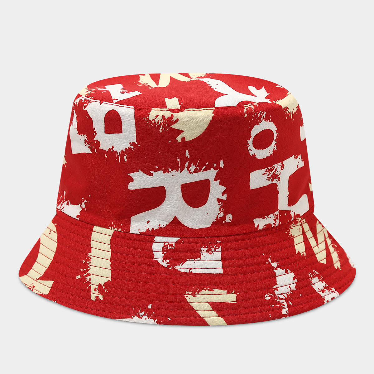 Graffiti Print Bucket Hat | Street Art Fisherman Cap