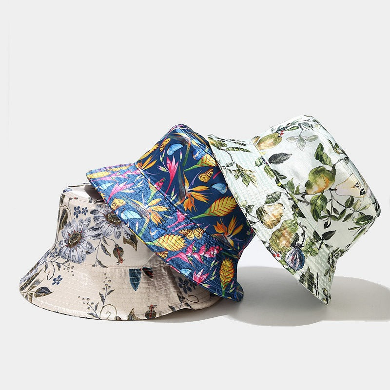 Tropical Floral Bucket Hat | 6-Design Summer Fisherman Cap