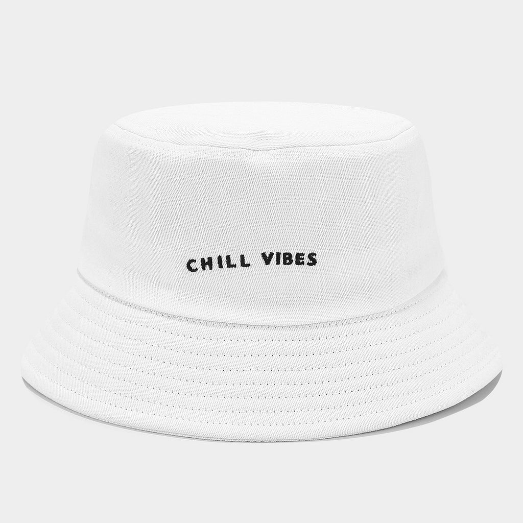 Chill Vibes Bucket Hat | 2-Color Minimalist Fisherman Cap