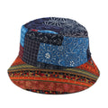 Patchwork Bucket Hat | Boho Ethnic Fisherman Cap