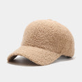 Women’s Sherpa Fleece Baseball Caps - Cozy and Stylish Cold Weather Hats”