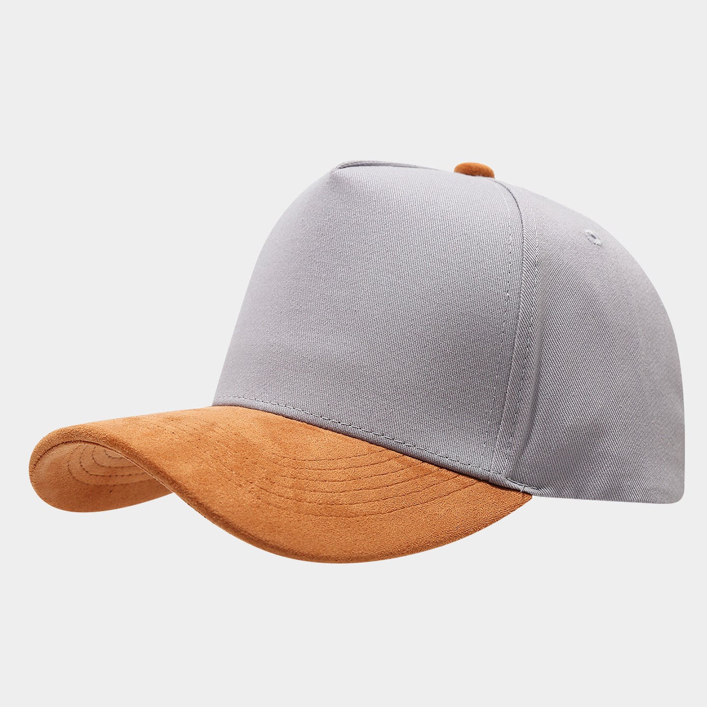 Vintage Two-Tone Baseball Cap – Cotton Suede Brim Dad Hat, 9 Color Combos | Byerclub