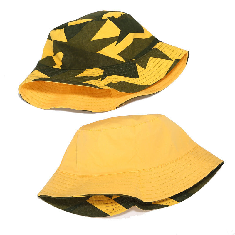 Byerclub Geometric Print Reversible Bucket Hat