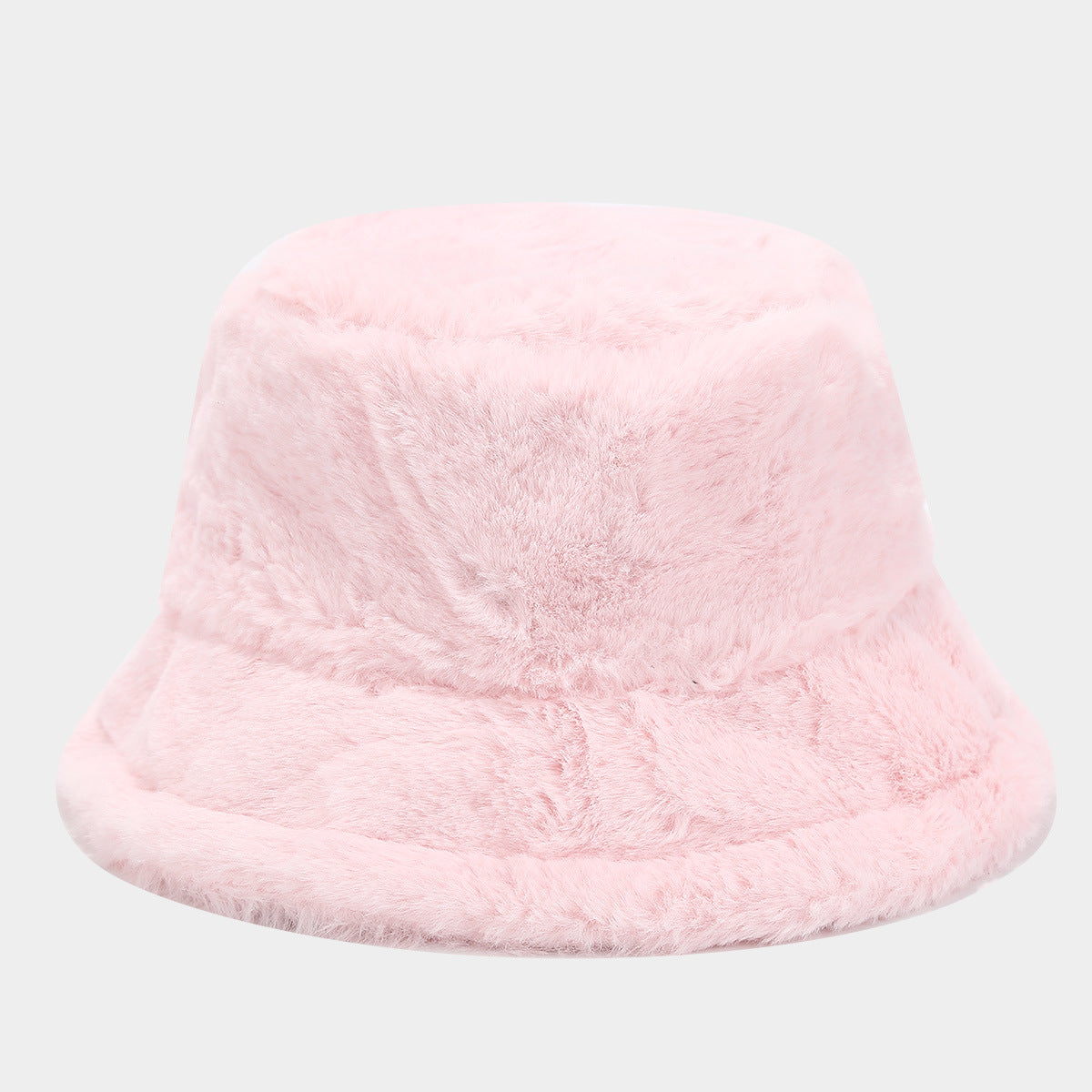 Women’s Plush Faux Fur Bucket Hats - Soft and Cozy Winter Headwear in Vibrant Colors