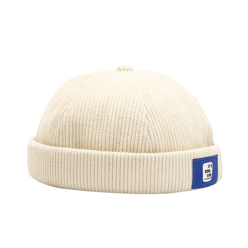Vintage Corduroy Caps & Cuffed Beanies - Adjustable & Stylish Headwear for All Seasons