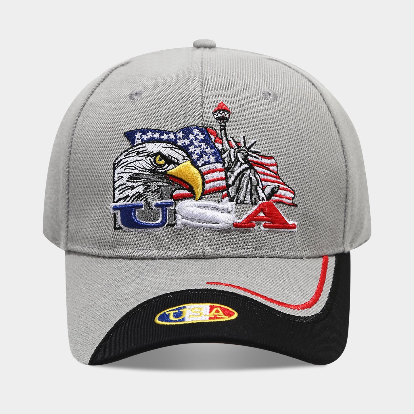 USA Eagle Embroidered Baseball Cap | Patriotic Military Streetwear Hat | Byerclub