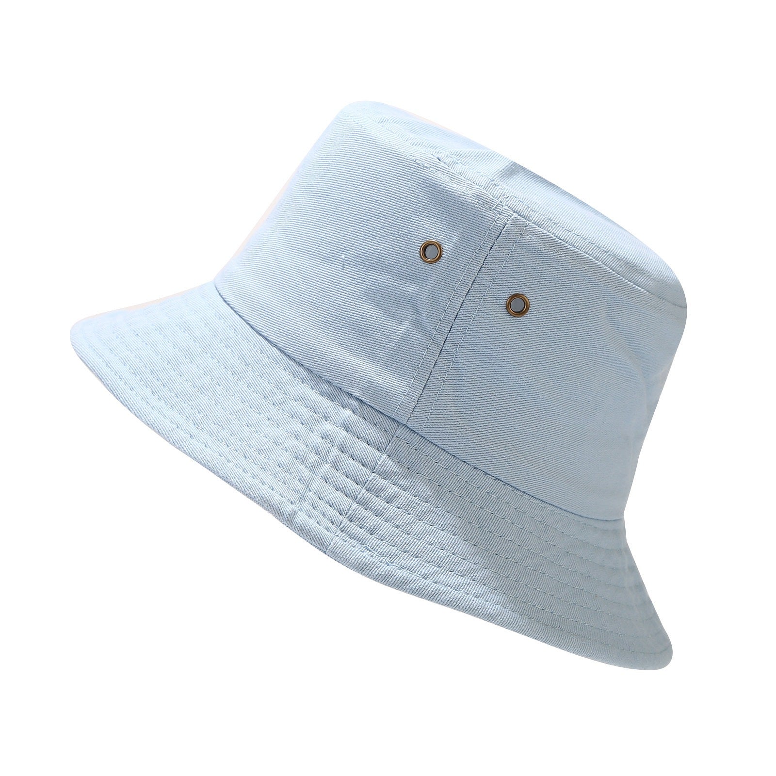 Classic Solid Bucket Hat | Cotton Canvas Fisherman Cap | Minimalist Summer Sun Hat