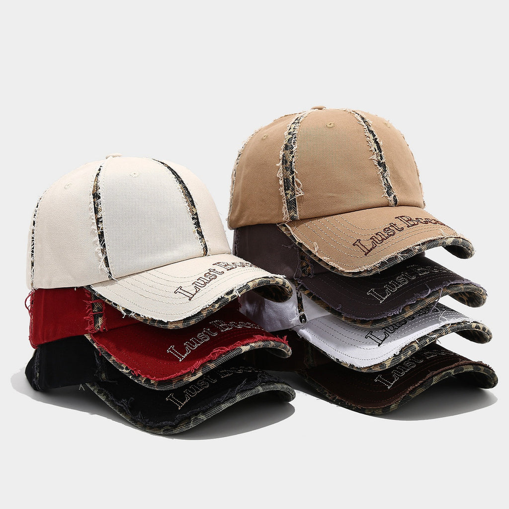 "Just Because" Distressed Baseball Cap | Vintage Frayed Streetwear Hat | Byerclub