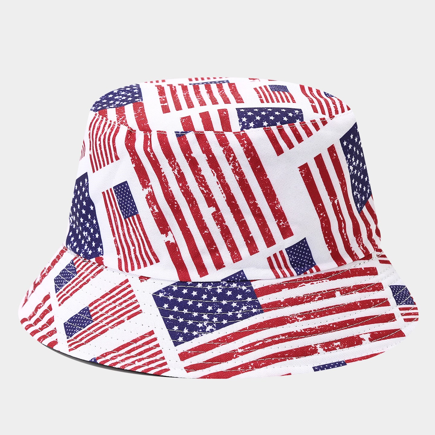 USA UK Flag Bucket Hat | 4-Design Patriotic Fisherman Cap