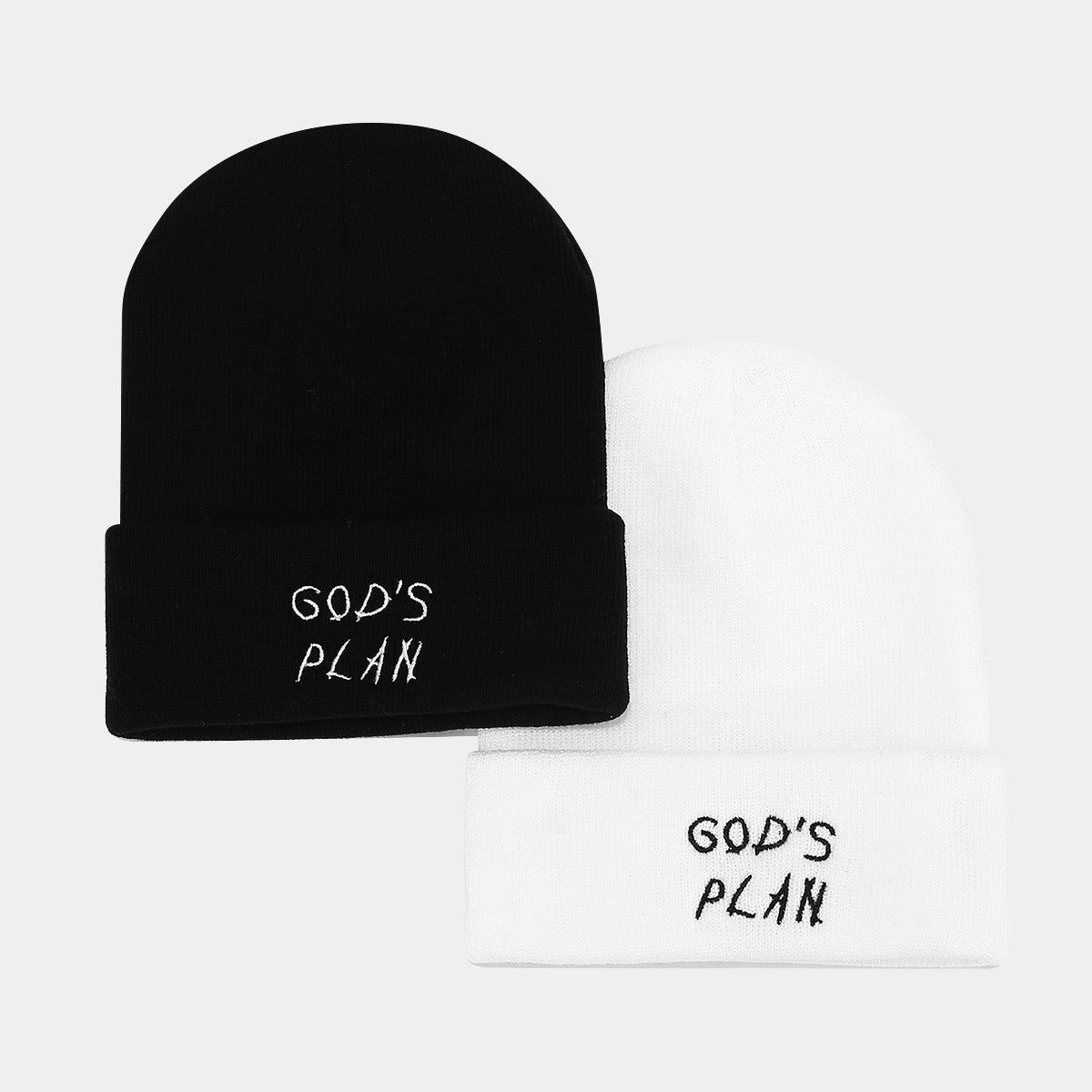 God's Plan Beanie | 2-Color Faith Knit Cap