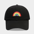 Rainbow Embroidered Cap | 4-Color Pride Dad Hat