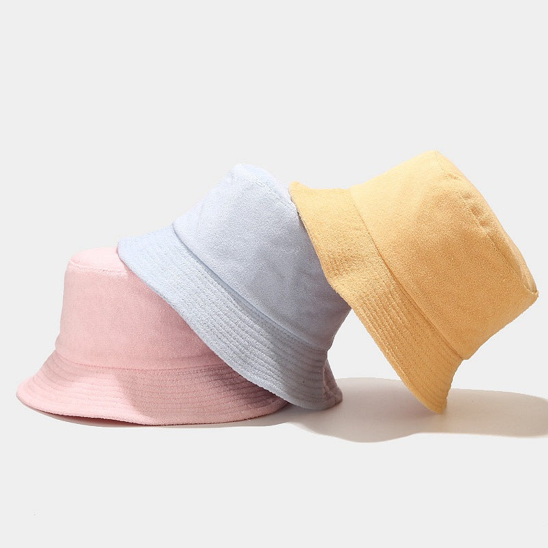 Terry Cloth Bucket Hat | Reversible Absorbent Fisherman Cap