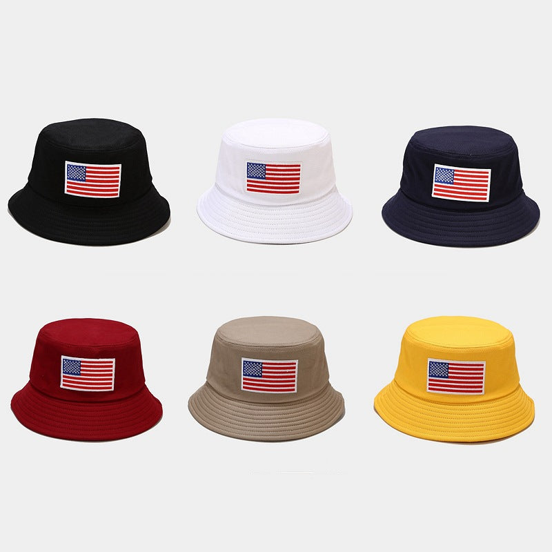 USA Flag Bucket Hat | 6-Color Patriotic Fisherman Cap