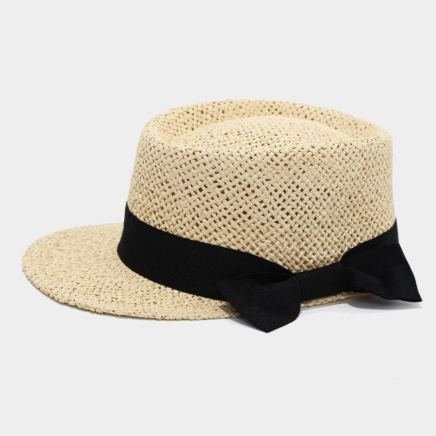 Woven Straw Baseball Cap | Breathable Summer Hat with Canvas Brim | Byerclub
